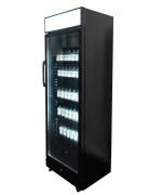 RÉFRIGÉRATEUR 1 PORTE EN VERRE NOIR AVEC CANOPY SVE-450 BLC - Combisteel – Image 3