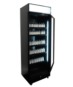 RÉFRIGÉRATEUR 1 PORTE EN VERRE NOIR AVEC CANOPY SVE-450 BLC - Combisteel – Image 2