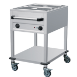 BAIN-MARIE TROLLEY 2/1. - Combisteel