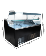 VITRINE RÉFRIGÉRÉE WESLEY 1.5 - Combisteel – Image 2