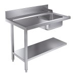 TABLE D'APPROVISIONEMENT ÉTAGÈRE 1200 À GAUCHE POUR 7280.0045-0046 - Combisteel