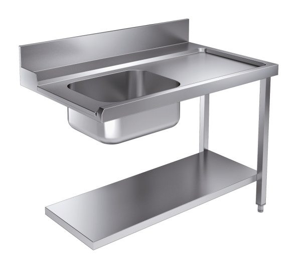TABLE D'APPROVISIONEMENT ÉTAGÈRE 1200 À DROITE POUR 7280.0045-0046 - Combisteel 1 TABLE D'APPROVISIONEMENT ÉTAGÈRE 1200 À DROITE POUR 7280.0045-0046 - Combisteel