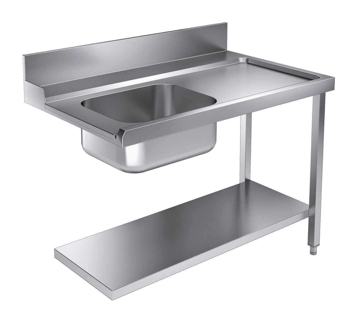 TABLE D'APPROVISIONEMENT ÉTAGÈRE 1200 À DROITE POUR 7280.0045-0046 - Combisteel TABLE D'APPROVISIONEMENT ÉTAGÈRE 1200 À DROITE POUR 7280.0045-0046 - Combisteel – Image 1