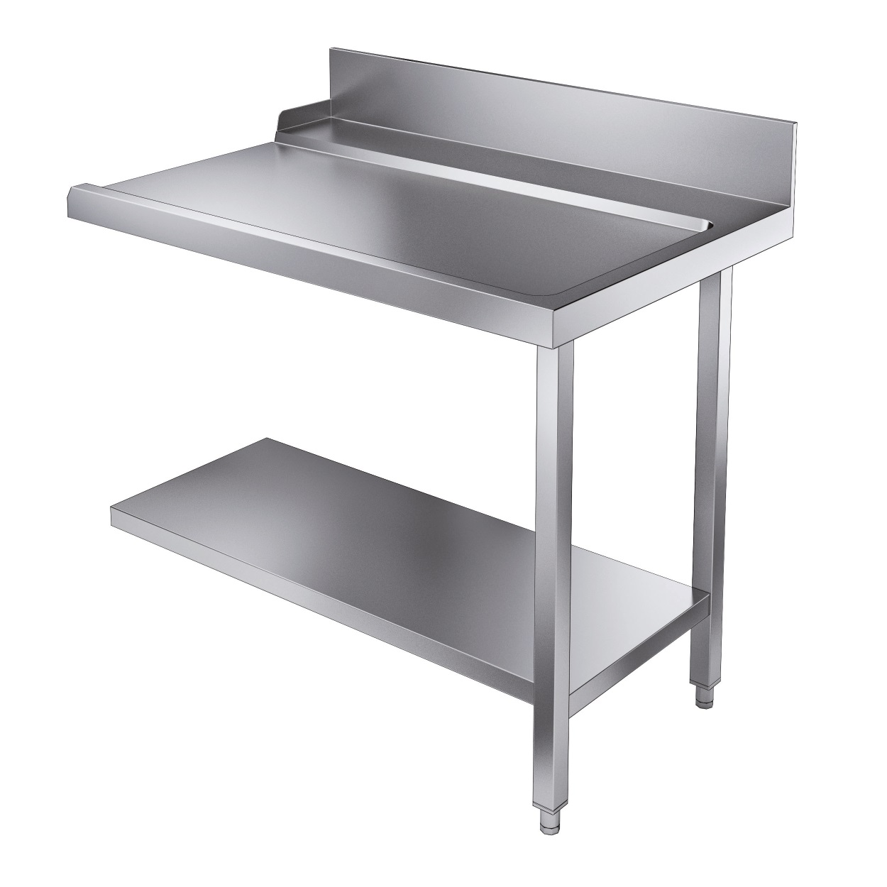 TABLE D'ÉCOULEMENT ÉTAGÈRE 1100 À DROITE POUR 7280.0045-0046 - Combisteel TABLE D'ÉCOULEMENT ÉTAGÈRE 1100 À DROITE POUR 7280.0045-0046 - Combisteel – Image 1