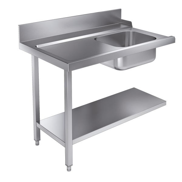 TABLE D'APPROVISIONEMENT ÉTAGÈRE 1200 À GAUCHE POUR 7082.0070 - 0075 - Combisteel 6 TABLE D'APPROVISIONEMENT ÉTAGÈRE 1200 À GAUCHE POUR 7082.0070 - 0075 - Combisteel