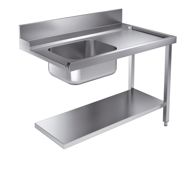 TABLE D'APPROVISIONEMENT ÉTAGÈRE 1200 À DROITE POUR 7082.0070 - 0075 - Combisteel 5 TABLE D'APPROVISIONEMENT ÉTAGÈRE 1200 À DROITE POUR 7082.0070 - 0075 - Combisteel
