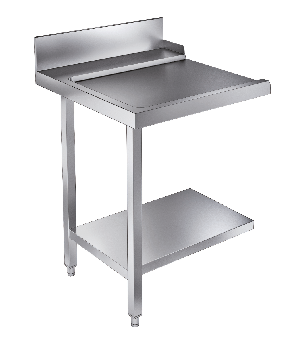 TABLE D'ÉCOULEMENT ÉTAGÈRE 700 À GAUCHE POUR 7082.0070-0075 - Combisteel TABLE D'ÉCOULEMENT ÉTAGÈRE 700 À GAUCHE POUR 7082.0070-0075 - Combisteel – Image 1