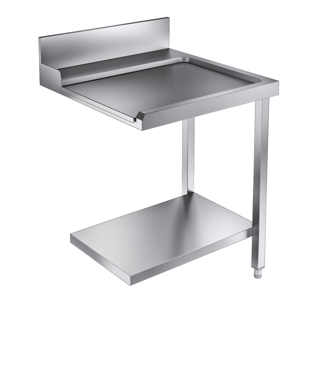 TABLE D'ÉCOULEMENT ÉTAGÈRE 700 À DROITE POUR 7082.0070-0075 - Combisteel TABLE D'ÉCOULEMENT ÉTAGÈRE 700 À DROITE POUR 7082.0070-0075 - Combisteel – Image 1