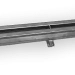 GOUTTIÈRE À FENTE CONNECTABLE EN ACIER INOXYDABLE 1500X65 - Combisteel