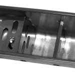 CUILLÈRE À GLACE ÉVIER 270X110X120 AVEC TROU D'ÉVACUATION, RACCORDEMENT À L'EAU ET TUYAU D'ÉVACUATION - Combisteel