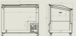 CONGÉLATEUR BAHUT COUVERCLE EN VERRE 297 L - Combisteel – Image 2