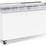 CONGÉLATEUR BAHUT COUVERCLE EN VERRE 461 L - Combisteel