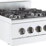 BASE 600 CUISINIÈRE À GAZ 4 BR. - Combisteel