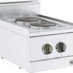 BASE 600 CUISINIÈRE AVEC PLAQUE ÉLECTRIQUE 2 PL. - Combisteel
