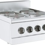BASE 600 CUISINIÈRE AVEC PLAQUE ÉLECTRIQUE 4 PL. - Combisteel