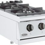 BASE 700 CUISINIERE A GAZ 2 BR. - Combisteel