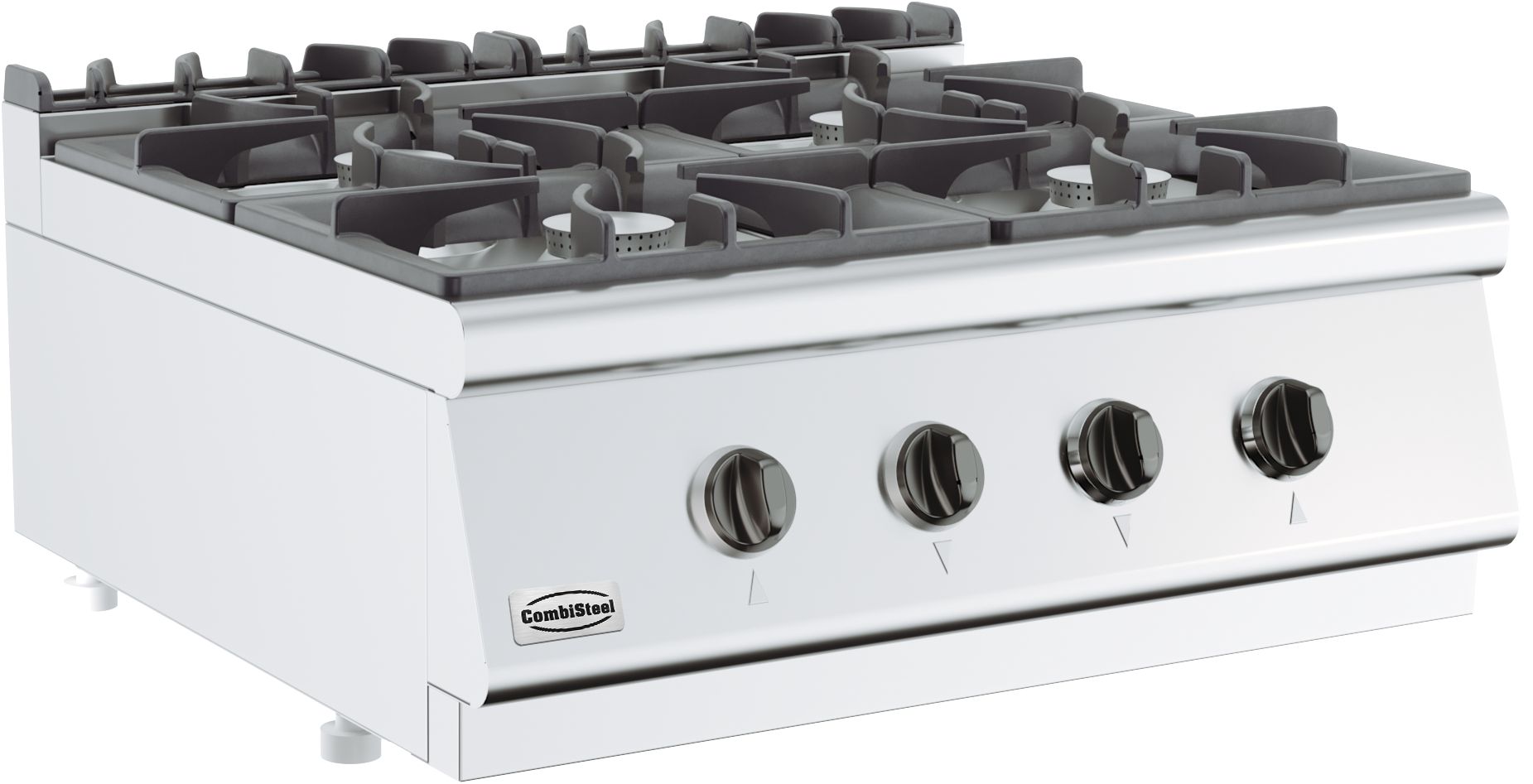 BASE 700 CUISINIERE A GAZ 4 BR. - Combisteel BASE 700 CUISINIERE A GAZ 4 BR. - Combisteel – Image 1