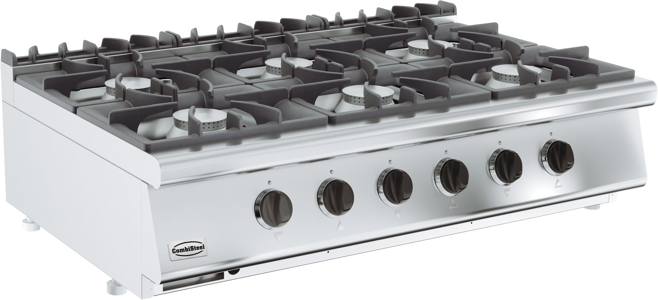 BASE 700 CUISINIERE A GAZ 6 BR. - Combisteel BASE 700 CUISINIERE A GAZ 6 BR. - Combisteel – Image 1