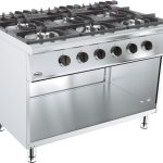 BASE 700 CUISINIERE A GAZ 6 BR. - Combisteel