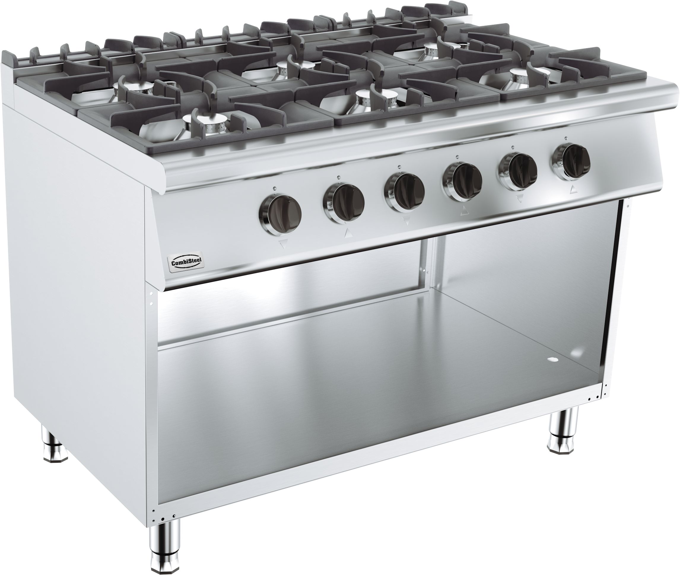 BASE 700 CUISINIERE A GAZ 6 BR. - Combisteel BASE 700 CUISINIERE A GAZ 6 BR. - Combisteel – Image 1