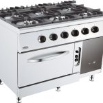 BASE 700 CUISINIERE A GAZ 6 BR. AVEC FOUR À GAZ - Combisteel