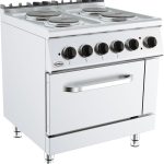 BASE 700 CUISINIERE ÉL. 4 PL. AVEC FOUR ÉL. - Combisteel