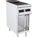 BASE 700 CUISINIÈRE AVEC PLAQUE À INDUCTION ELECTRIQUE 2 PL. - Combisteel