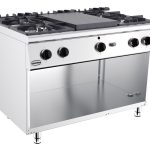 BASE 700 CUISINIÈRE AVEC PLAQUE COUP DE FEU À GAZ 4 BR. - Combisteel