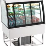 DROP-IN VITRINE RÉFRIGÉRÉE 140L PORTES COULISSANTES - Combisteel