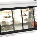 DROP-IN VITRINE CHAUFFANTE 155L PORTES COULISSANTES - Combisteel