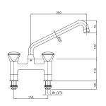 MÉLANGEUR AVEC 2-TROUS - Combisteel – Image 2