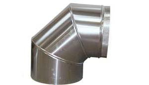 90° COURBE EN ROND Ø 200 - Combisteel 90° COURBE EN ROND Ø 200 - Combisteel – Image 1