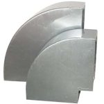 COURBE DE 90° DEGRÉS CARRÉ 450 - Combisteel