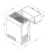 UNITÉ DE REFROIDISSEMENT TYPE POSITIF 13,2-27,6 M3 AVEC CONNEXION EN LIGNE - Combisteel – Image 3