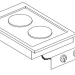 CUISINIÈRE ÉL. 2 PL. - Combisteel