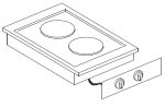 CUISINIÈRE ÉL. 2 PL. - Combisteel