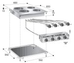 CUISINIÈRE ÉL. 4 PL. - Combisteel – Image 2