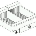 FRITEUSE ÉL. 2X10 L - Combisteel