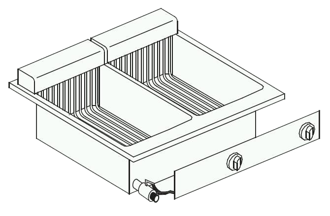 FRITEUSE ÉL. 2X10 L - Combisteel FRITEUSE ÉL. 2X10 L - Combisteel – Image 1