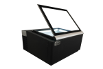 MODÈLE DE TABLE VITRINE À CREME GLACÉE NOIRS'OUVRE DU CÔTÉ FONCTIONNEMENT - Combisteel – Image 5