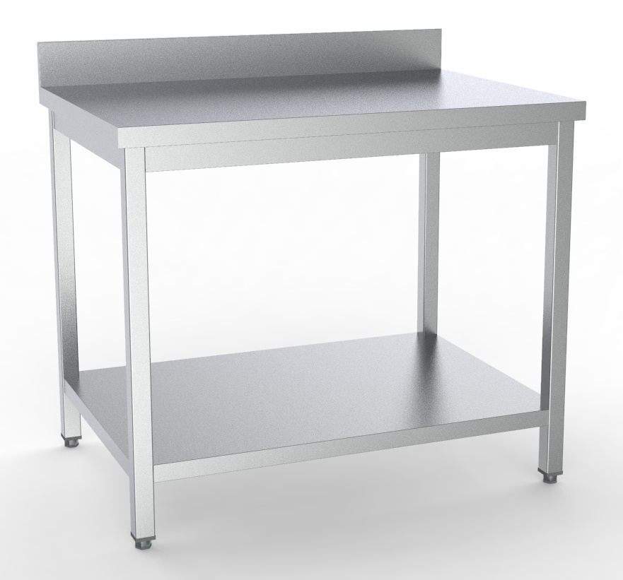 700 PLAN DE TRAVAIL ÉTAGÈRE BORD RELEVÉ DÉMONTABLE 1800 - Combisteel 700 PLAN DE TRAVAIL ÉTAGÈRE BORD RELEVÉ DÉMONTABLE 1800 - Combisteel – Image 1