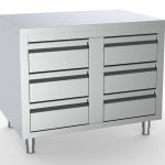 700 TABLE DE TRAVAIL AVEC 6 TIROIRS 1000 - Combisteel