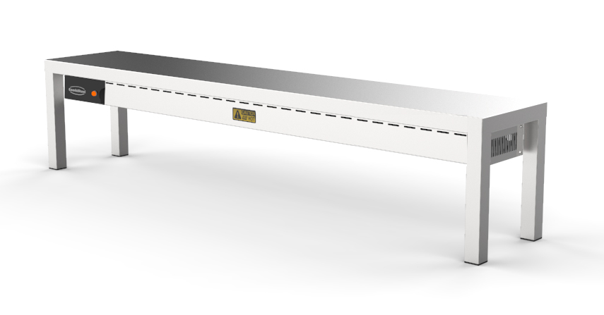 ÉTAGÈRE CHAUFFANTE EN CÉRAMIQUE 1 NIVEAUX 1800 5 HEATERS OF 250W - Combisteel ÉTAGÈRE CHAUFFANTE EN CÉRAMIQUE 1 NIVEAUX 1800 5 HEATERS OF 250W - Combisteel – Image 1