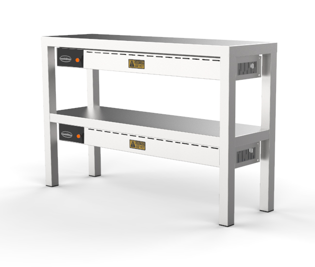 ÉTAGÈRE CHAUFFANTE EN CÉRAMIQUE 2 NIVEAUX 1000 6 HEATERS OF 250W - Combisteel ÉTAGÈRE CHAUFFANTE EN CÉRAMIQUE 2 NIVEAUX 1000 6 HEATERS OF 250W - Combisteel – Image 1