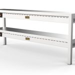 ÉTAGÈRE CHAUFFANTE EN CÉRAMIQUE 2 NIVEAUX 2000 12 HEATERS OF 250W - Combisteel