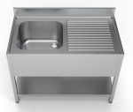 700 BLOC-ÉVIER ÉTAGÈRE 1 À GAUCHE 1200 - Combisteel – Image 2