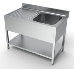 700 BLOC-ÉVIER ÉTAGÈRE 1 À DROITE 1200 - Combisteel