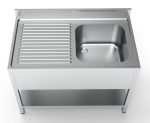 700 BLOC-ÉVIER ÉTAGÈRE 1 À DROITE 1200 - Combisteel – Image 2