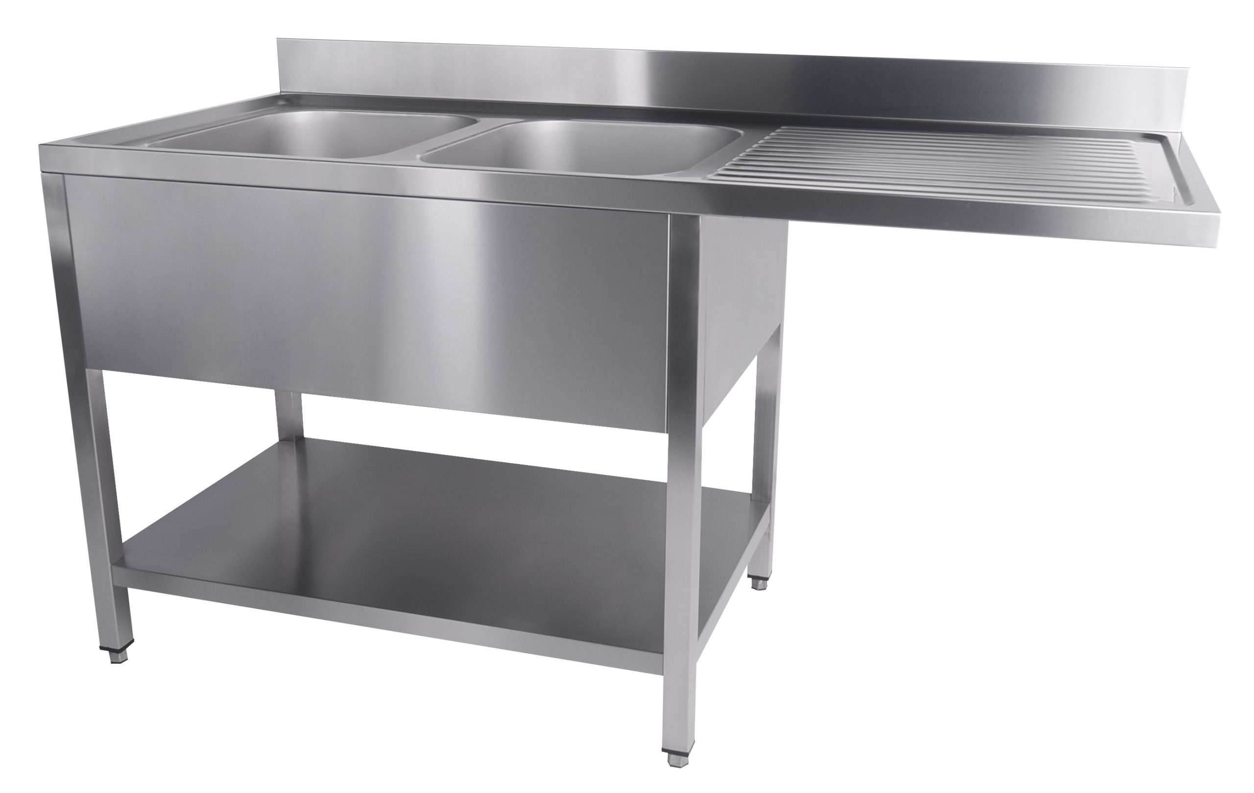 700 BLOC-ÉVIER ÉTAGÈRE LAVE-VAISSELLE DÉMONTABLE 2 À GAUCHE 1600 - Combisteel 700 BLOC-ÉVIER ÉTAGÈRE LAVE-VAISSELLE DÉMONTABLE 2 À GAUCHE 1600 - Combisteel – Image 1