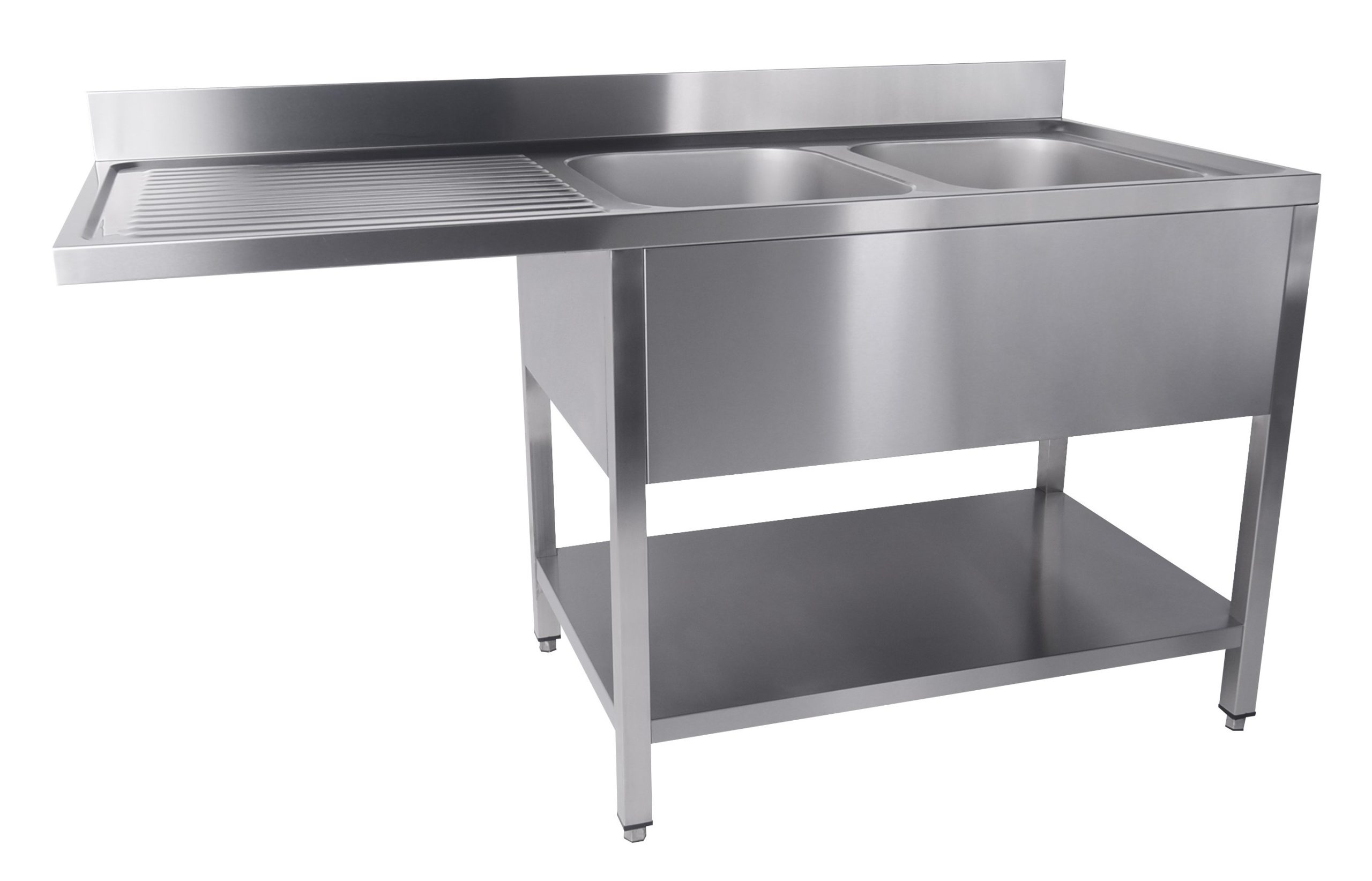 700 BLOC-ÉVIER ÉTAGÈRE LAVE-VAISSELLE DÉMONTABLE 2 À DROITE 1600 - Combisteel 700 BLOC-ÉVIER ÉTAGÈRE LAVE-VAISSELLE DÉMONTABLE 2 À DROITE 1600 - Combisteel – Image 1